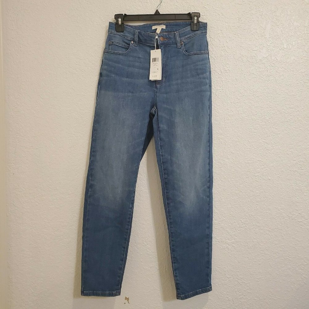 EILEEN FISHER Organic Cotton Soblu Ankle Jean Sz 0 - Picture 4 of 10